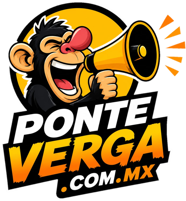 El chango de PonteVerga gritando por su megáfono