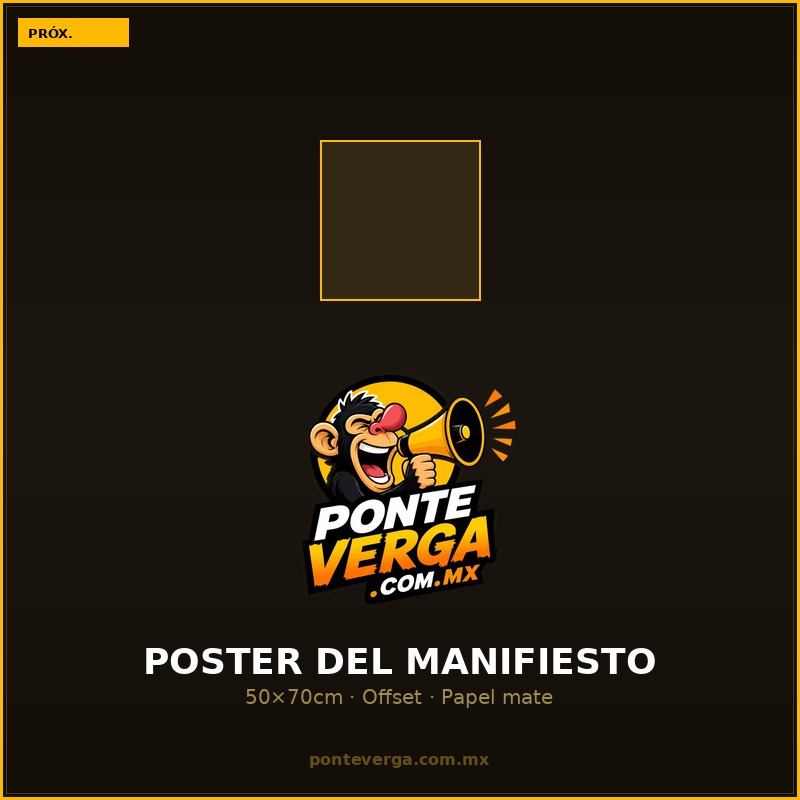 Póster del Manifiesto Ponteverguista